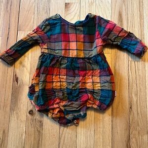 EUC Rufflebutts 6-12 month romper
